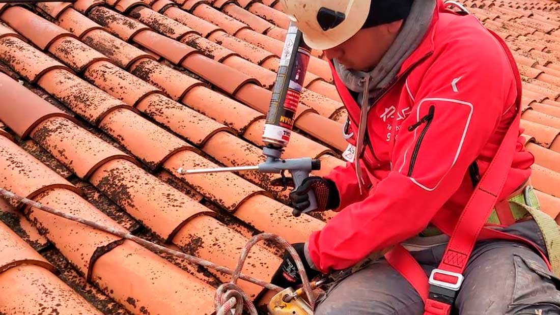 Reparación de goteras y filtraciones en tejados de Madrid