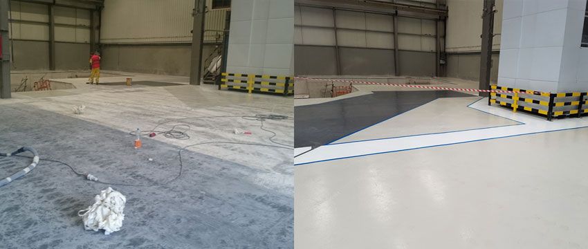 reparar suelo antes y después